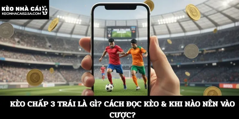 Kèo chấp 3 trái